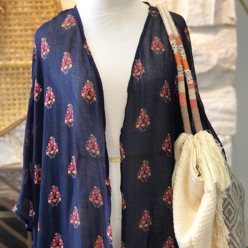 *SOLD Kimono and boho bag